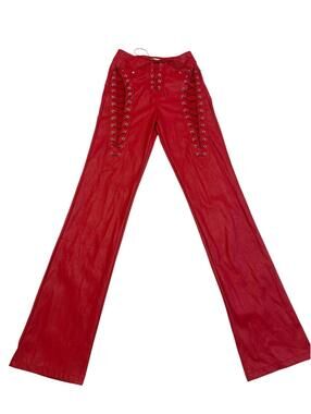 I Am Gia Xenia Pant Red XS